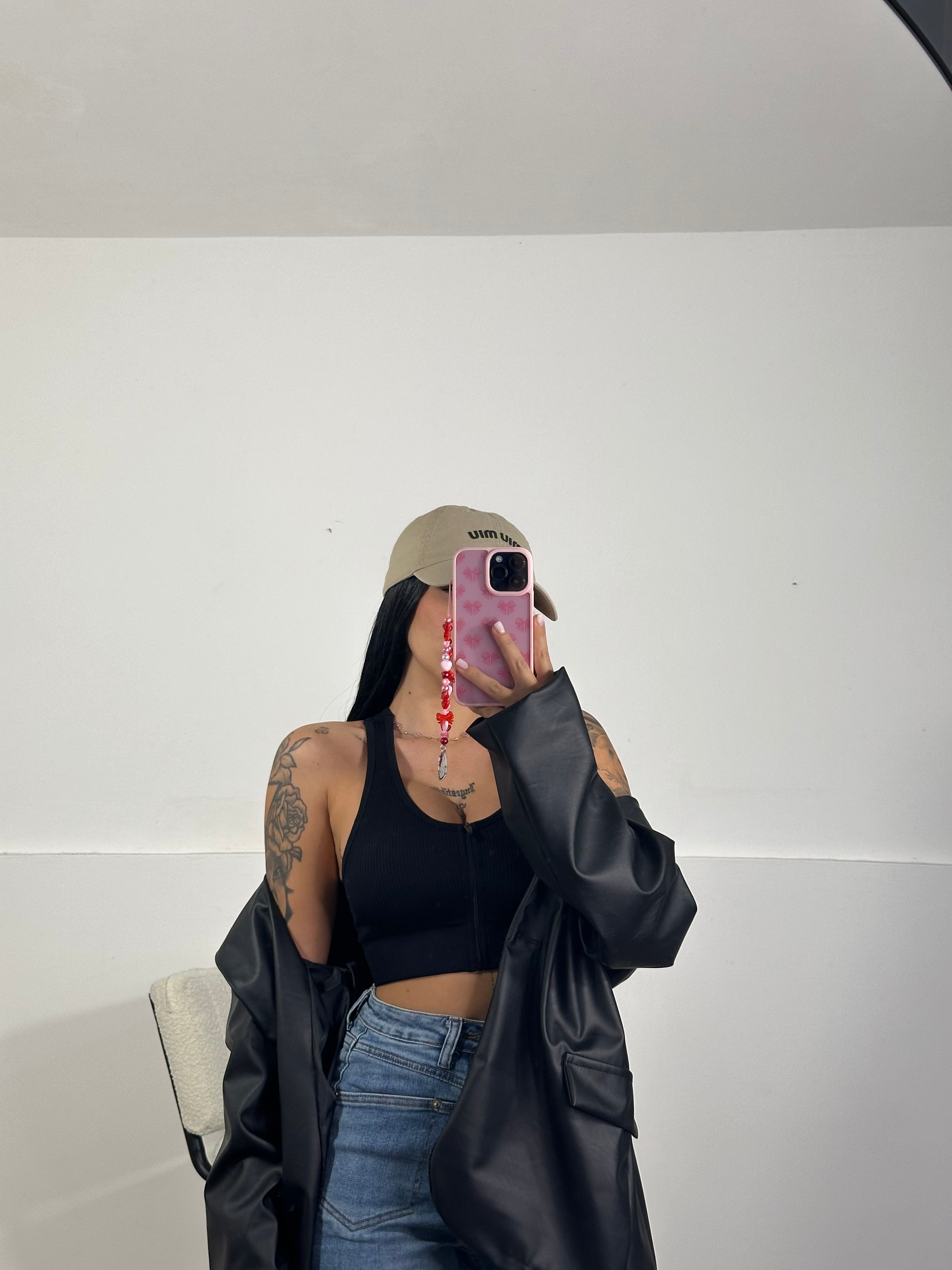 Crop Top Basic Black