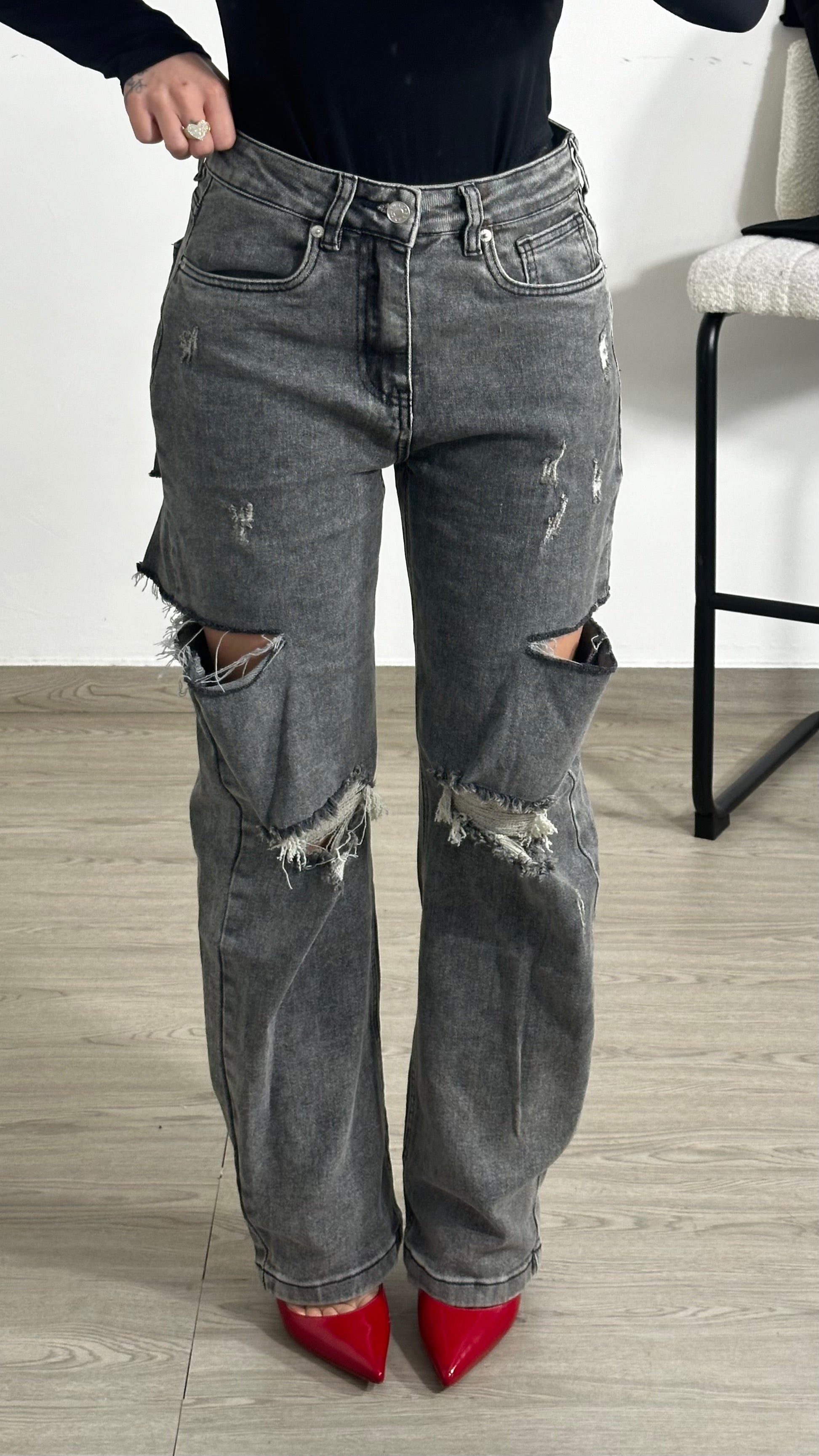 Jeans Baggy Grey