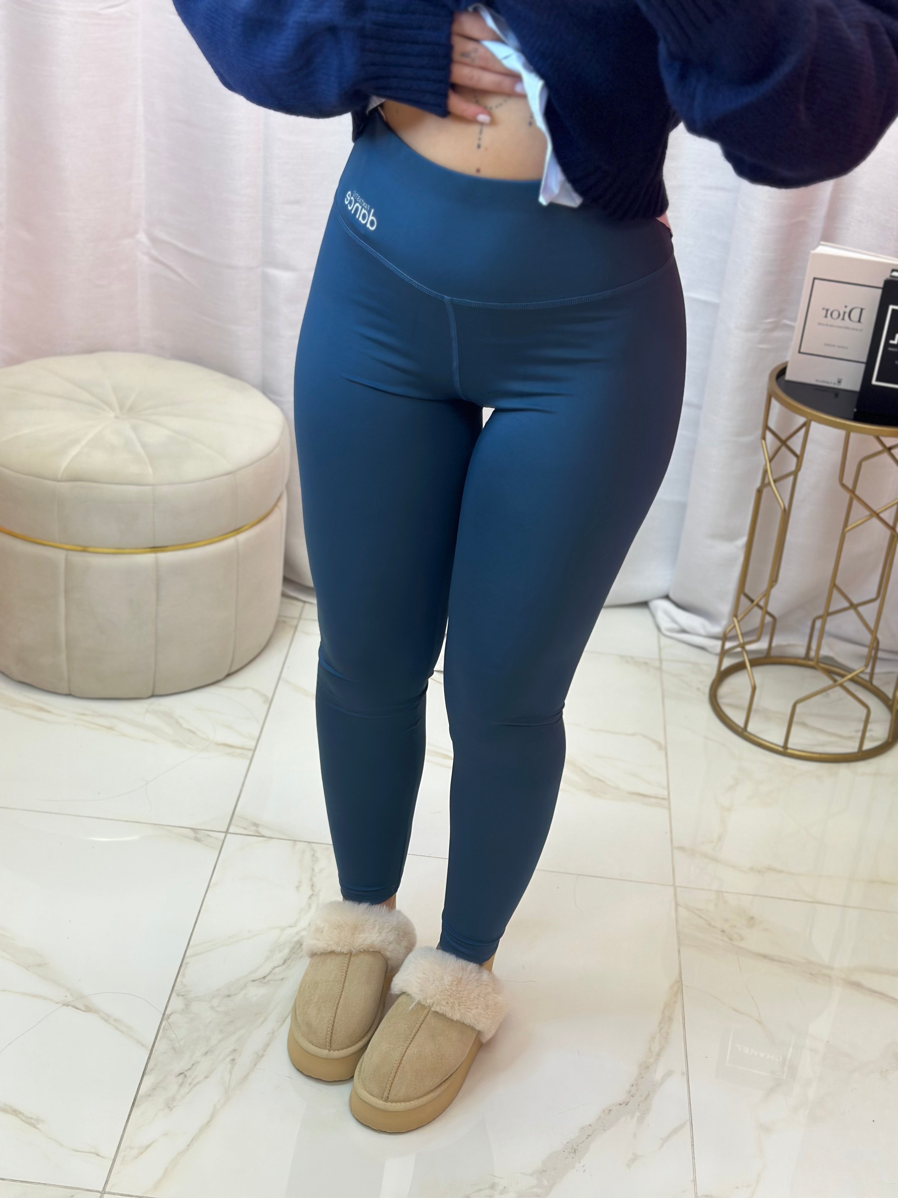 Leggings Push-Up Blu