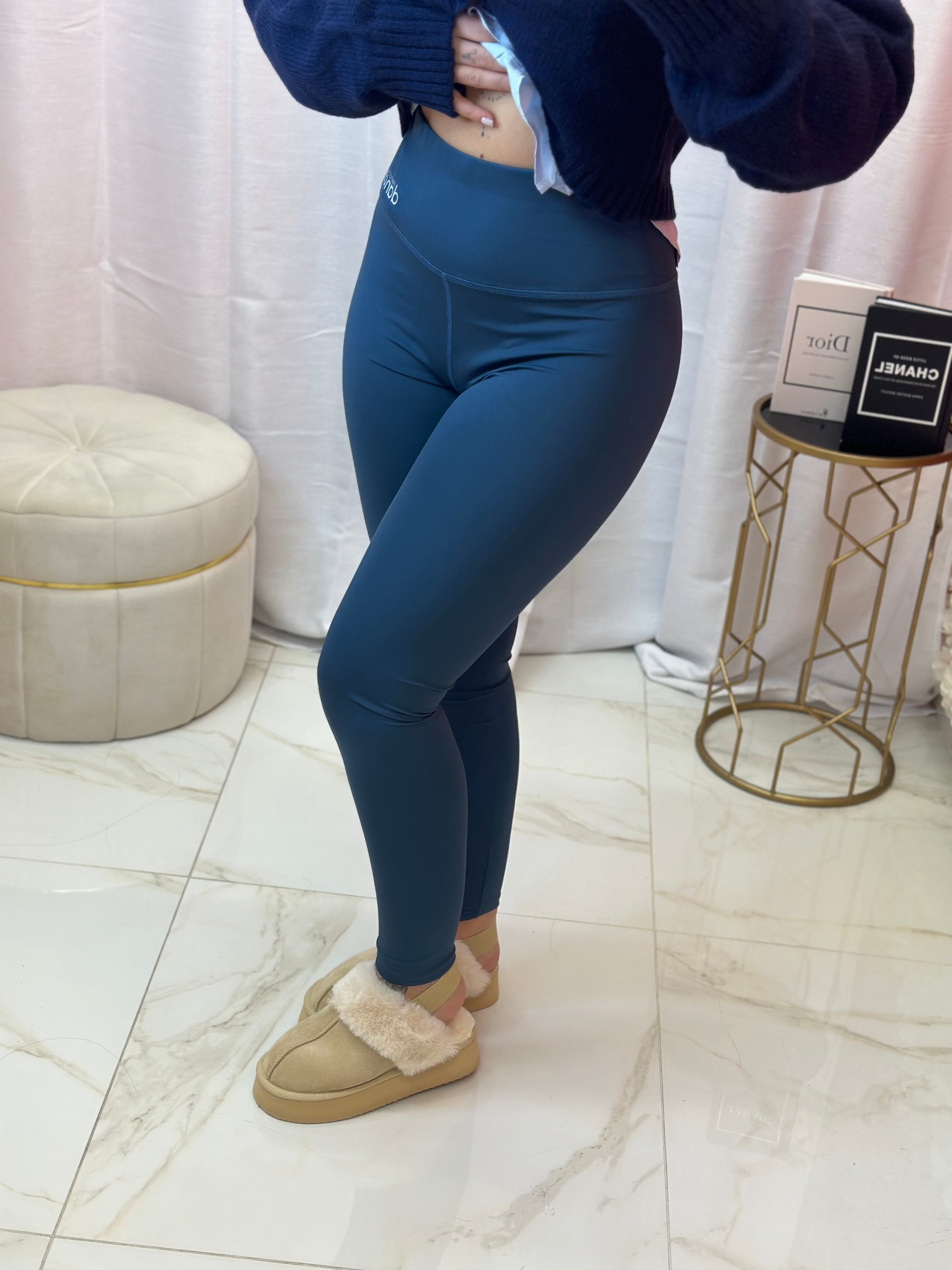 Leggings Push-Up Blu